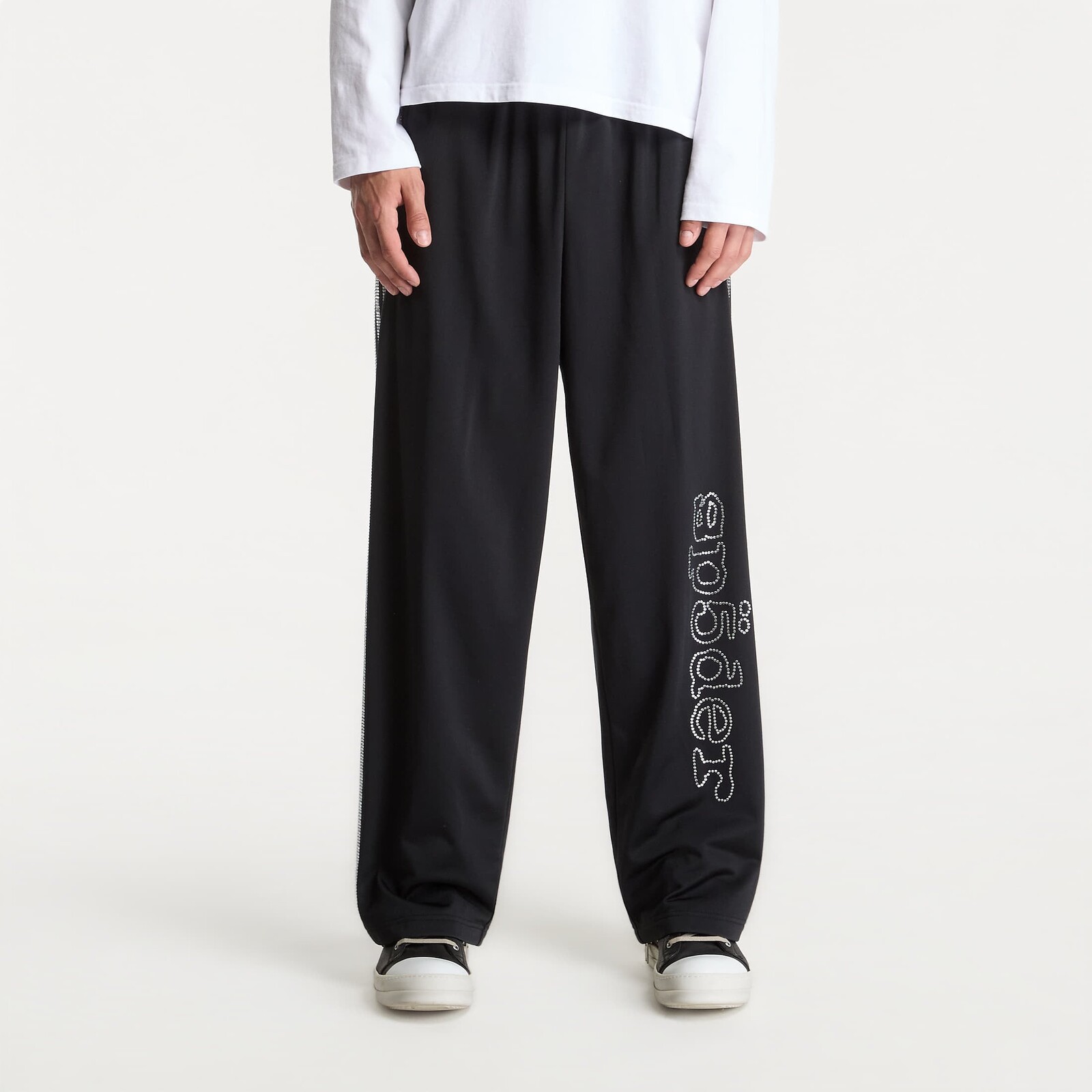 Tepláky adidas x SP5DER Rhinestone Trackpant Black XL