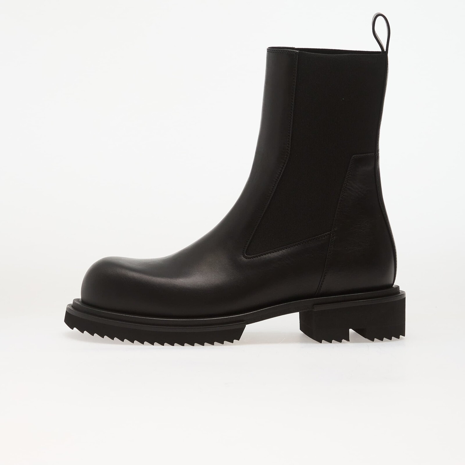 Tenisky Rick Owens Leather Boots - Beatle Gabe Black EUR 8