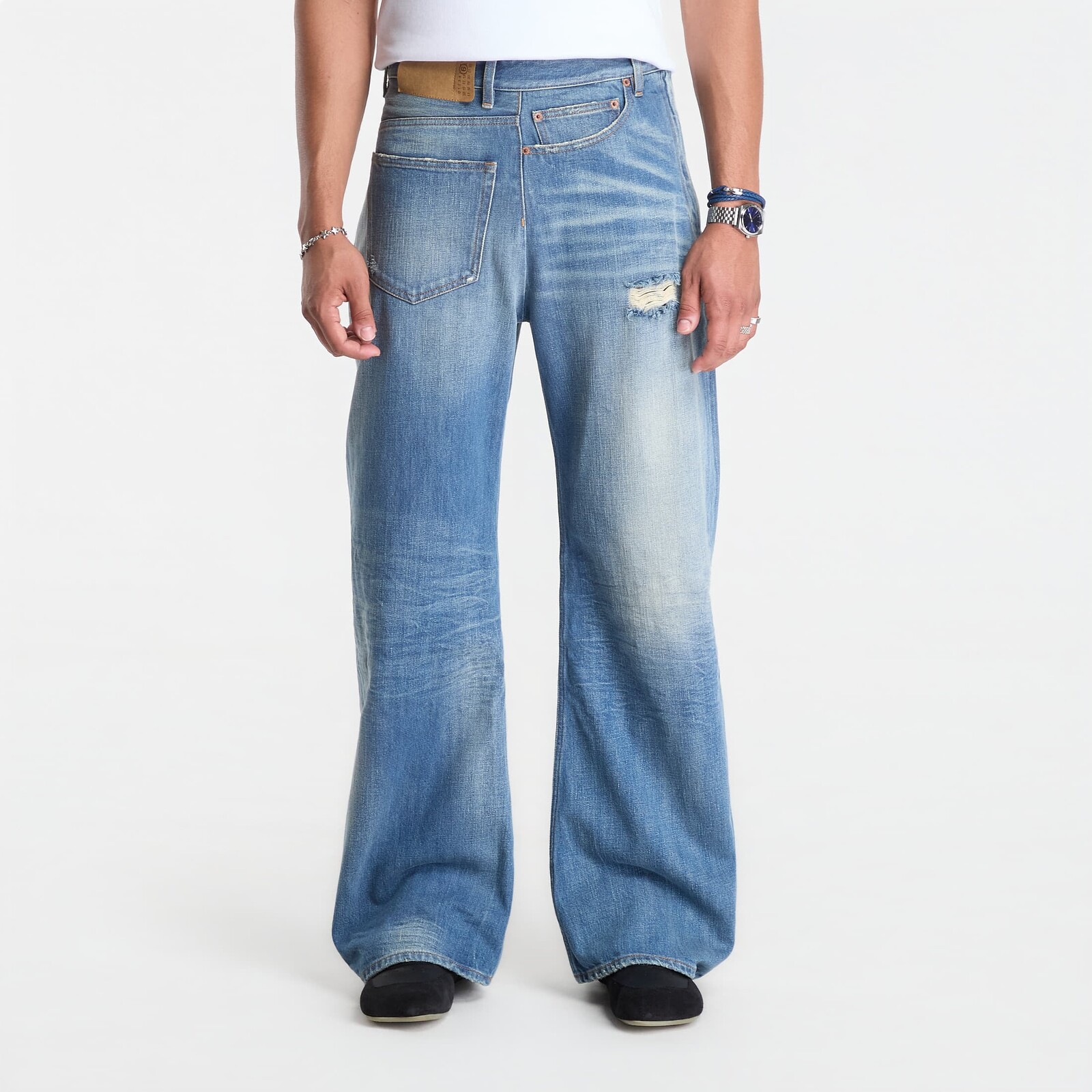 Džínsy MM6 Pants 5 Pockets Medium Blue 30