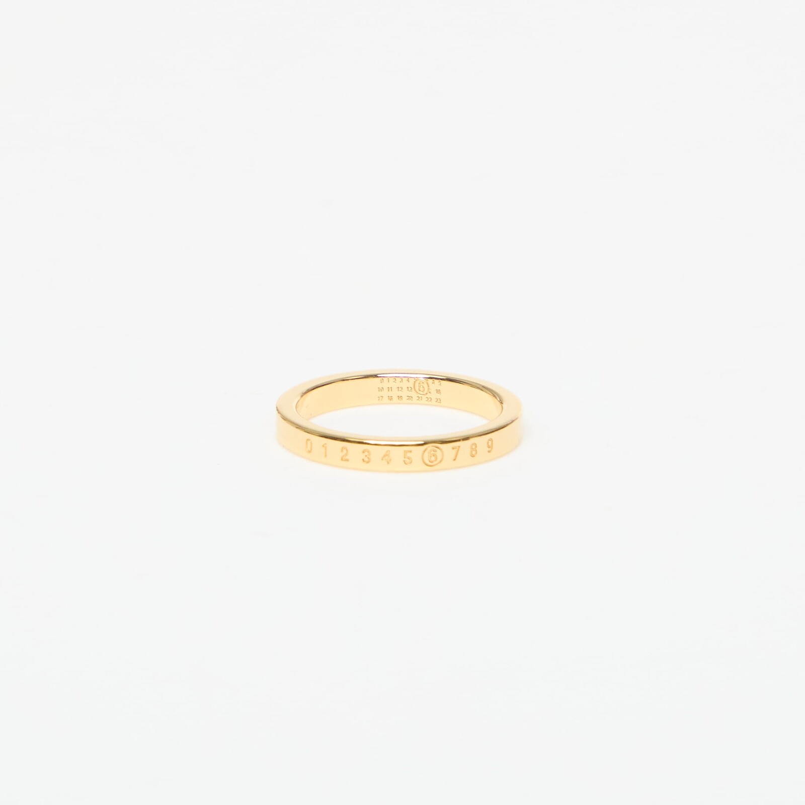 Prsteň MM6 Ring Yellow Gold Polished 8