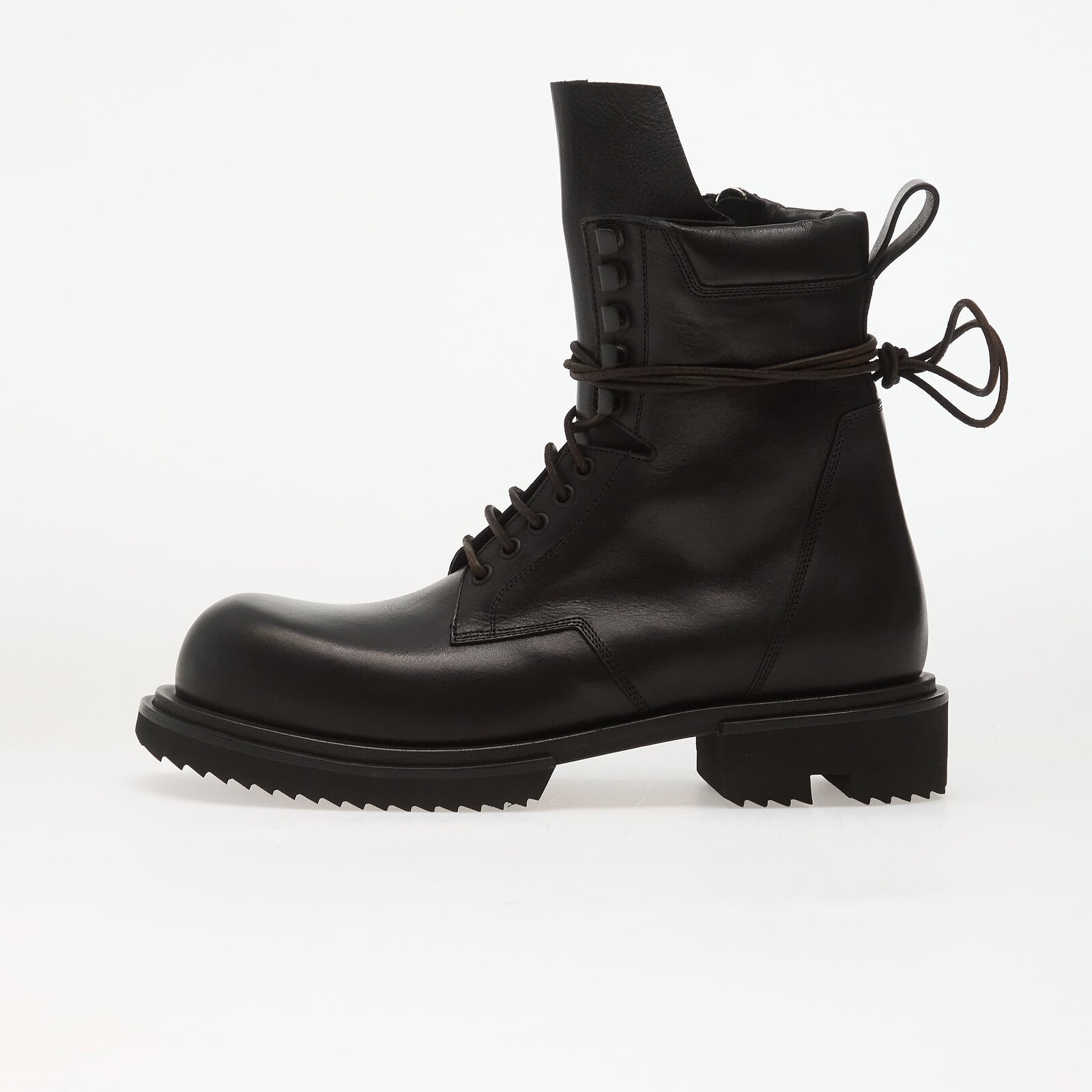 Tenisky Rick Owens Leather Boots - Low Army Gabe Black EUR 12