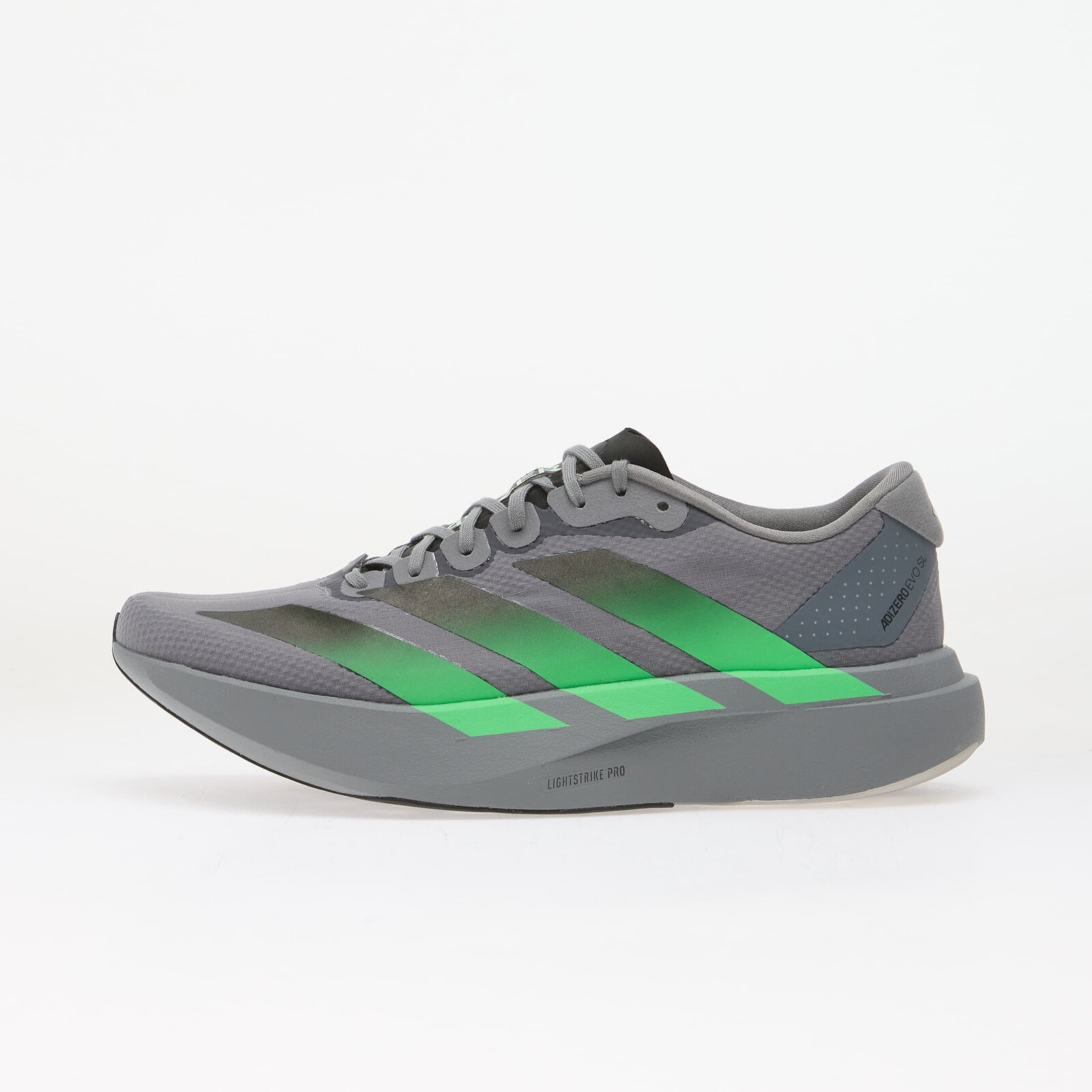 Tenisky adidas Adizero Evo SL Grey/ Screaming Green/ Carbon EUR 47 1/3