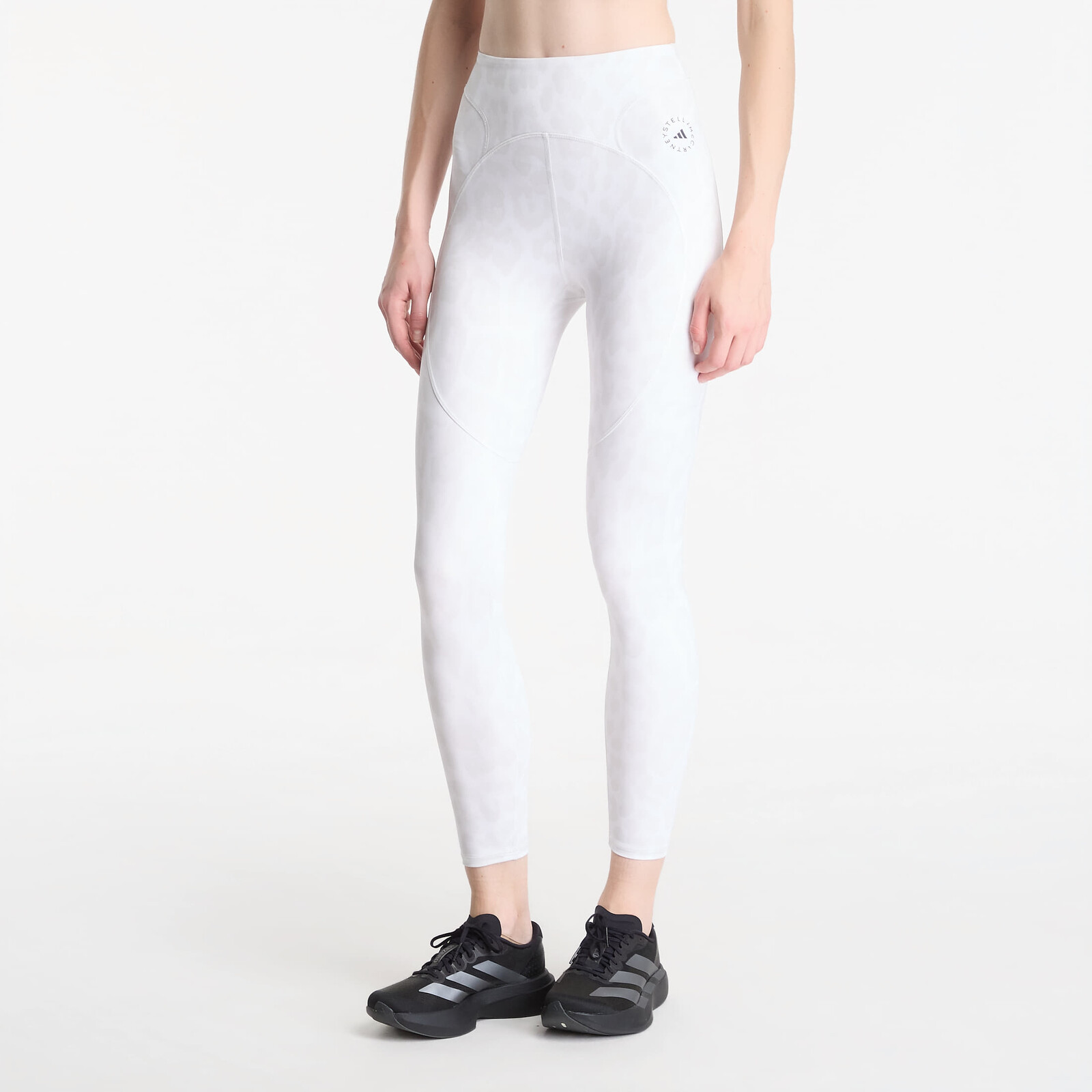 Legíny adidas by Stella McCartney Training 7/8 Leggings Printed Core White/ Orbit Grey M