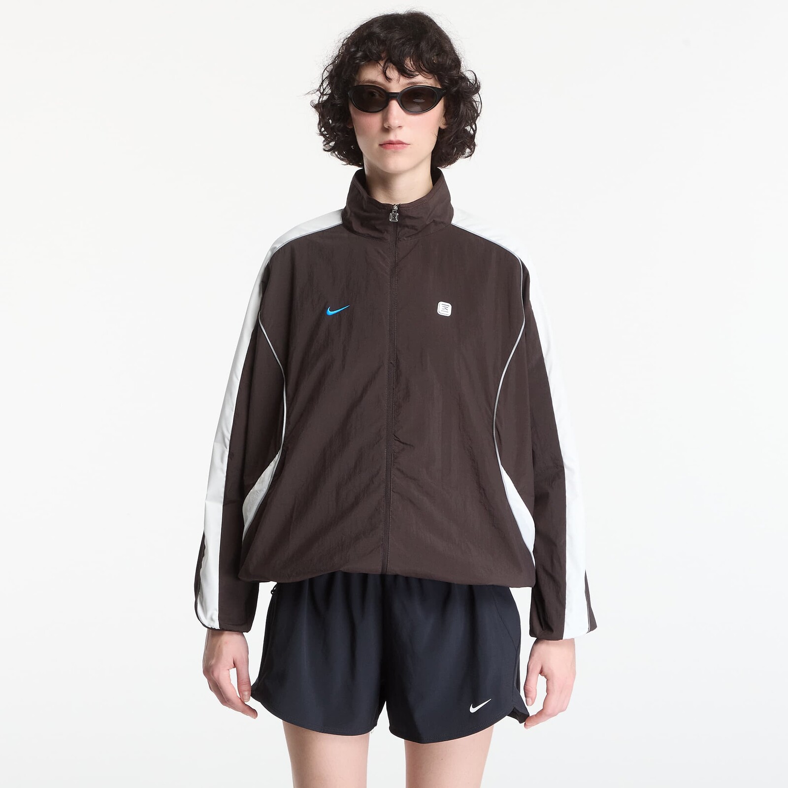 Bunda Nike Sportswear Women's Woven Jacket Velvet Brown/ Sail/ Sail S