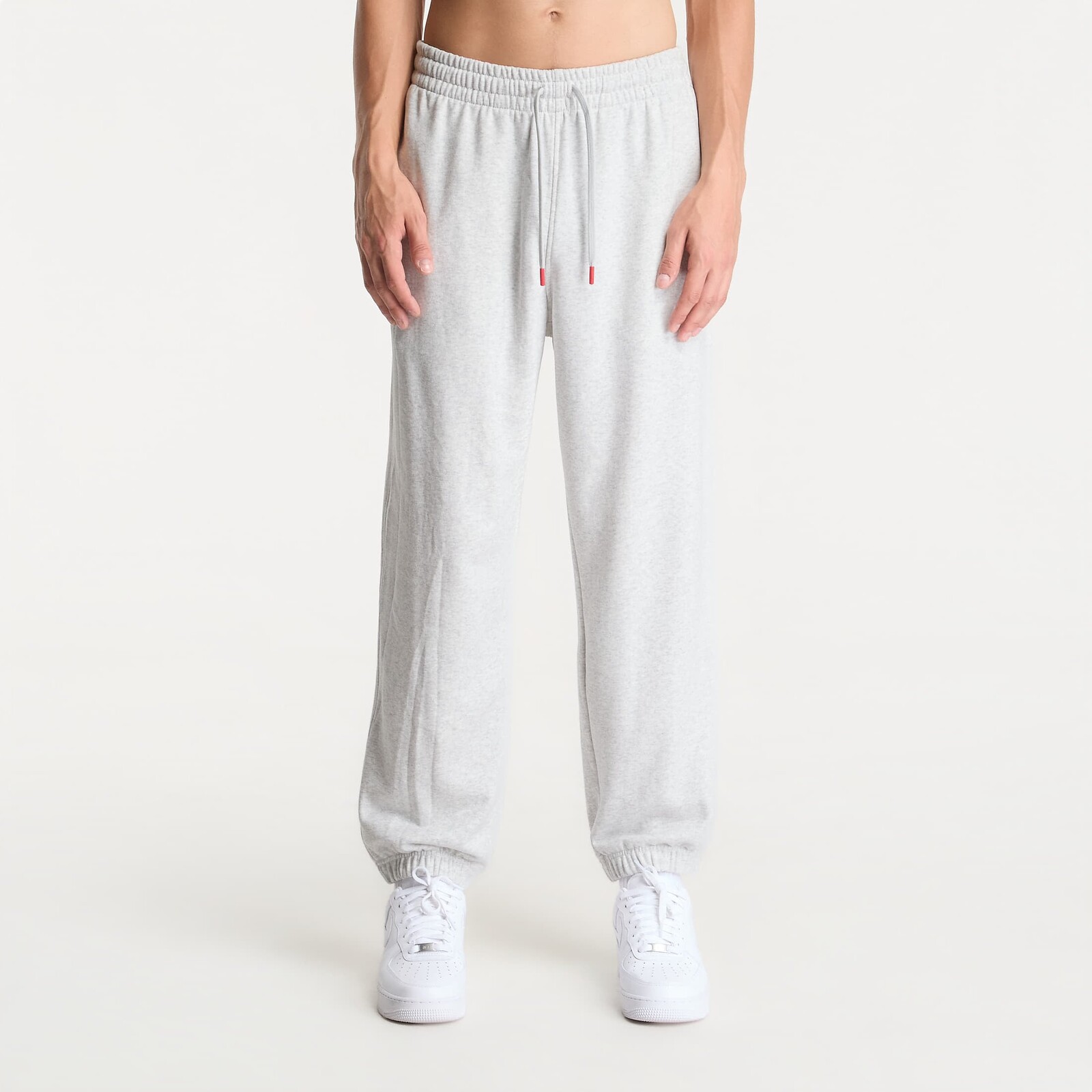 Tepláky Jordan Brooklyn Fleece Men's Pants Neutral Grey/ Htr/ University Red XL