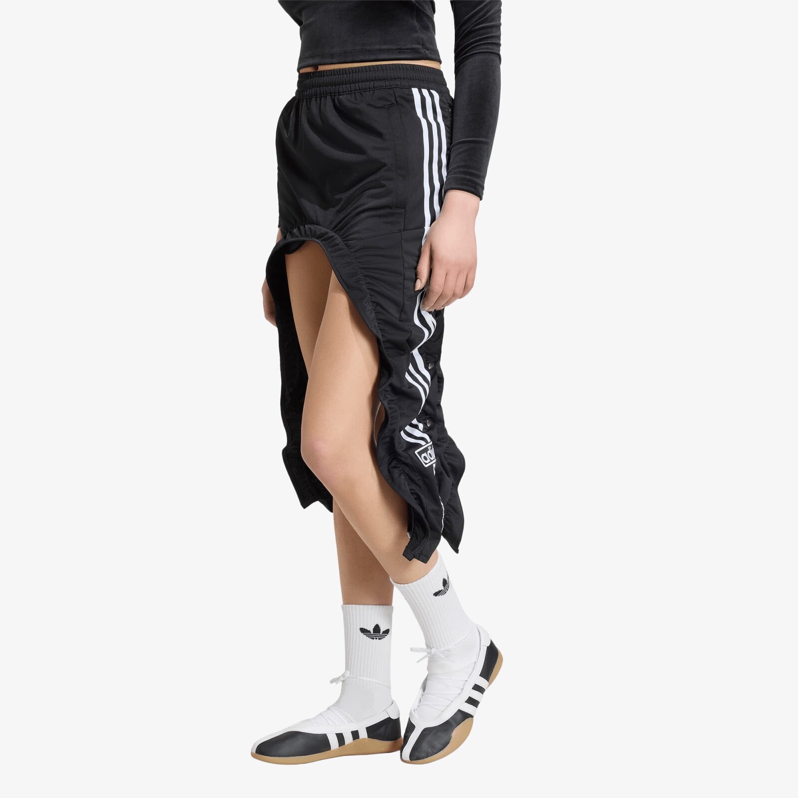 Sukňa adidas Adibreak Ruched Skirt Black S