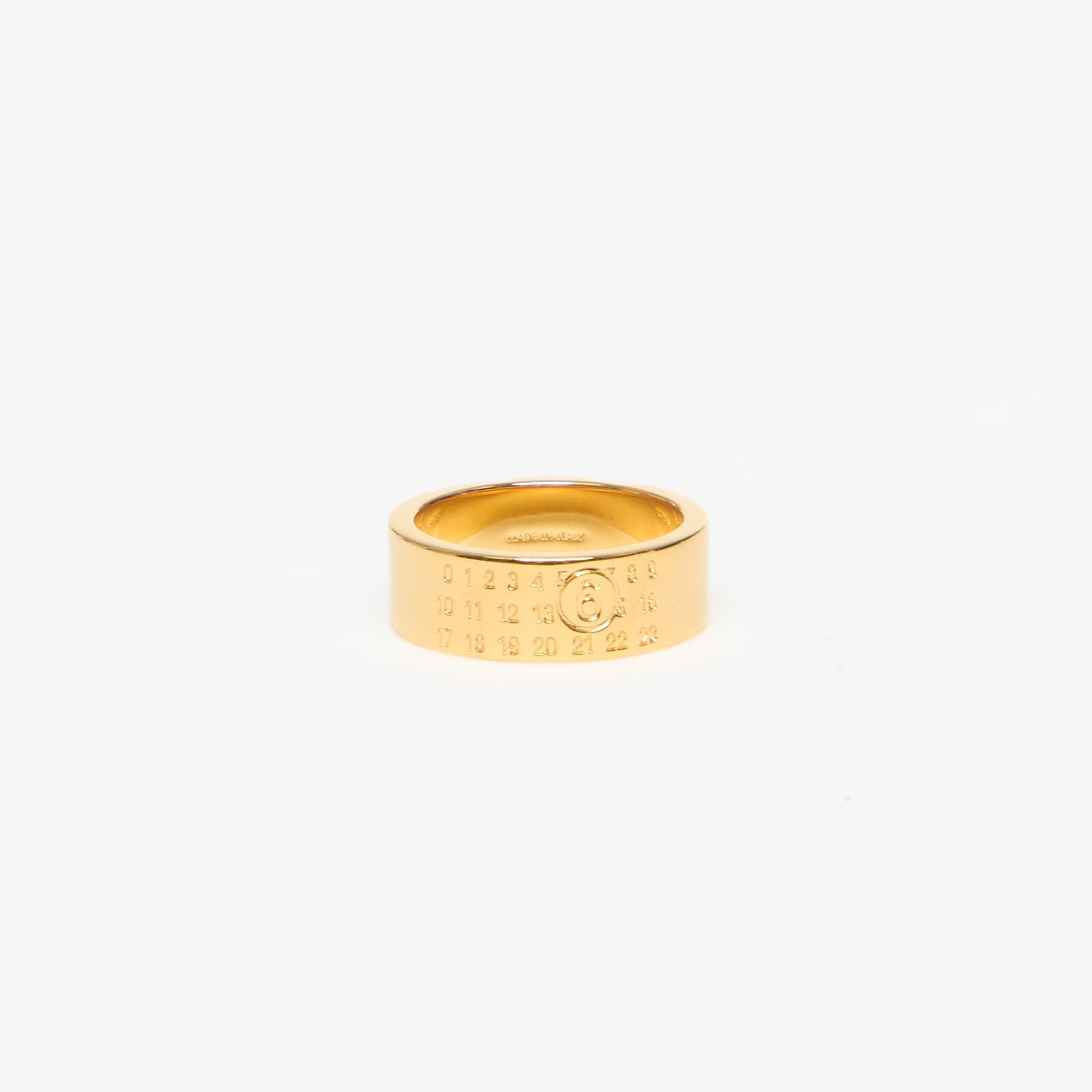 Prsteň MM6 Ring Yellow Gold Polished 9
