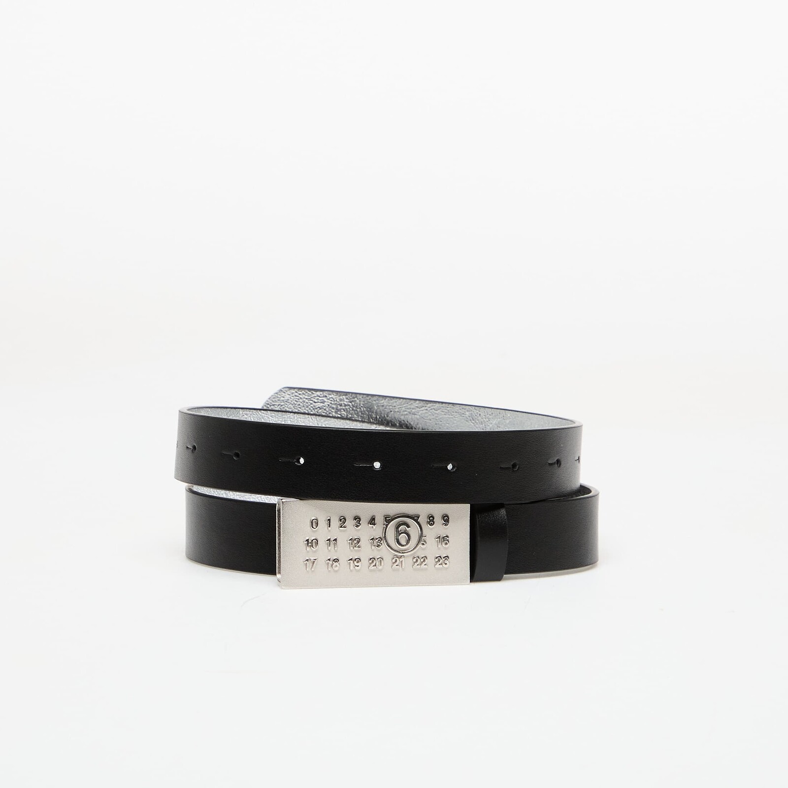 Opasok MM6 Belt Black/ Silver Universal