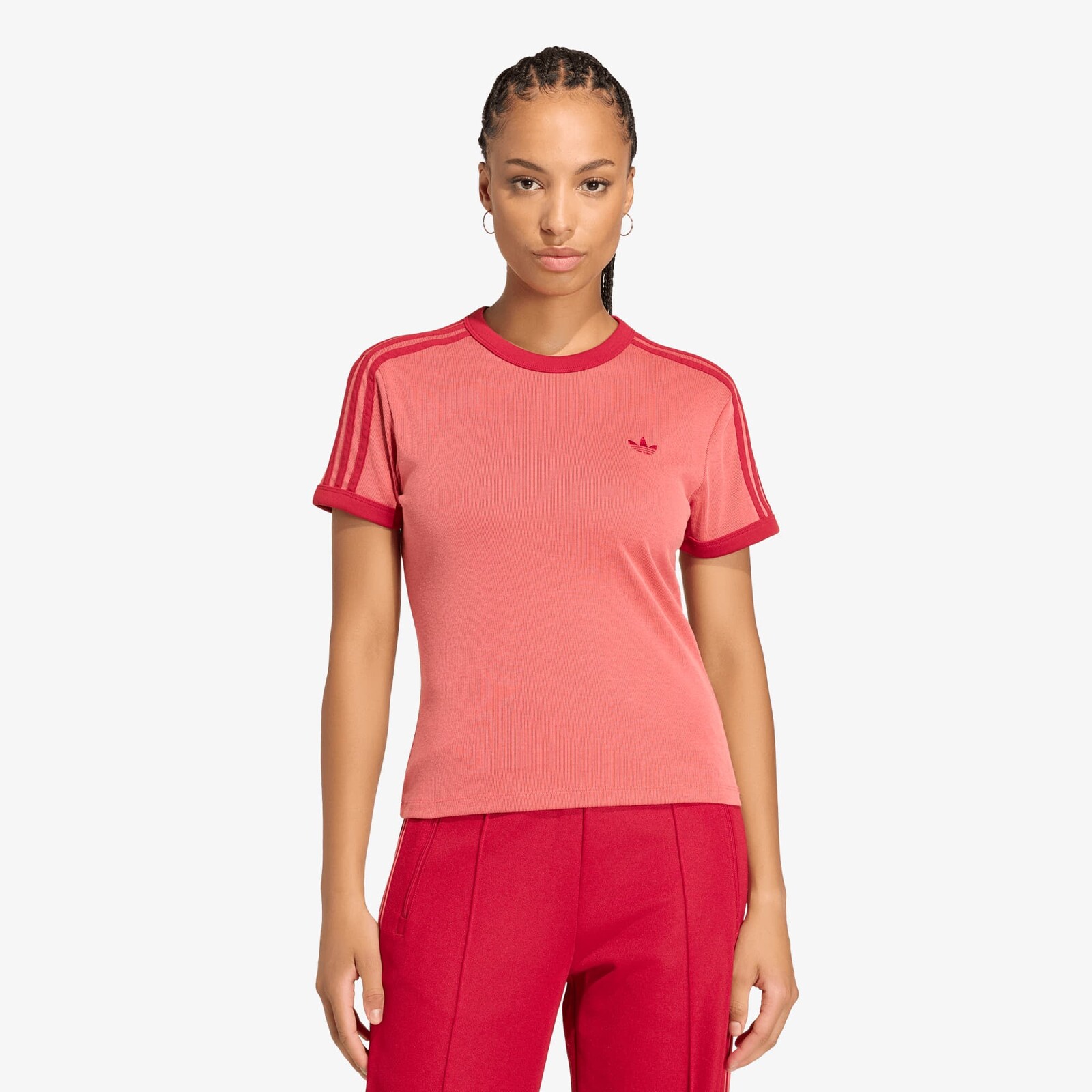 Tričko adidas Heather 3s Cali T-Shirt Team Victory Red/ Preloved Scarlet/ Team Victory Red XS
