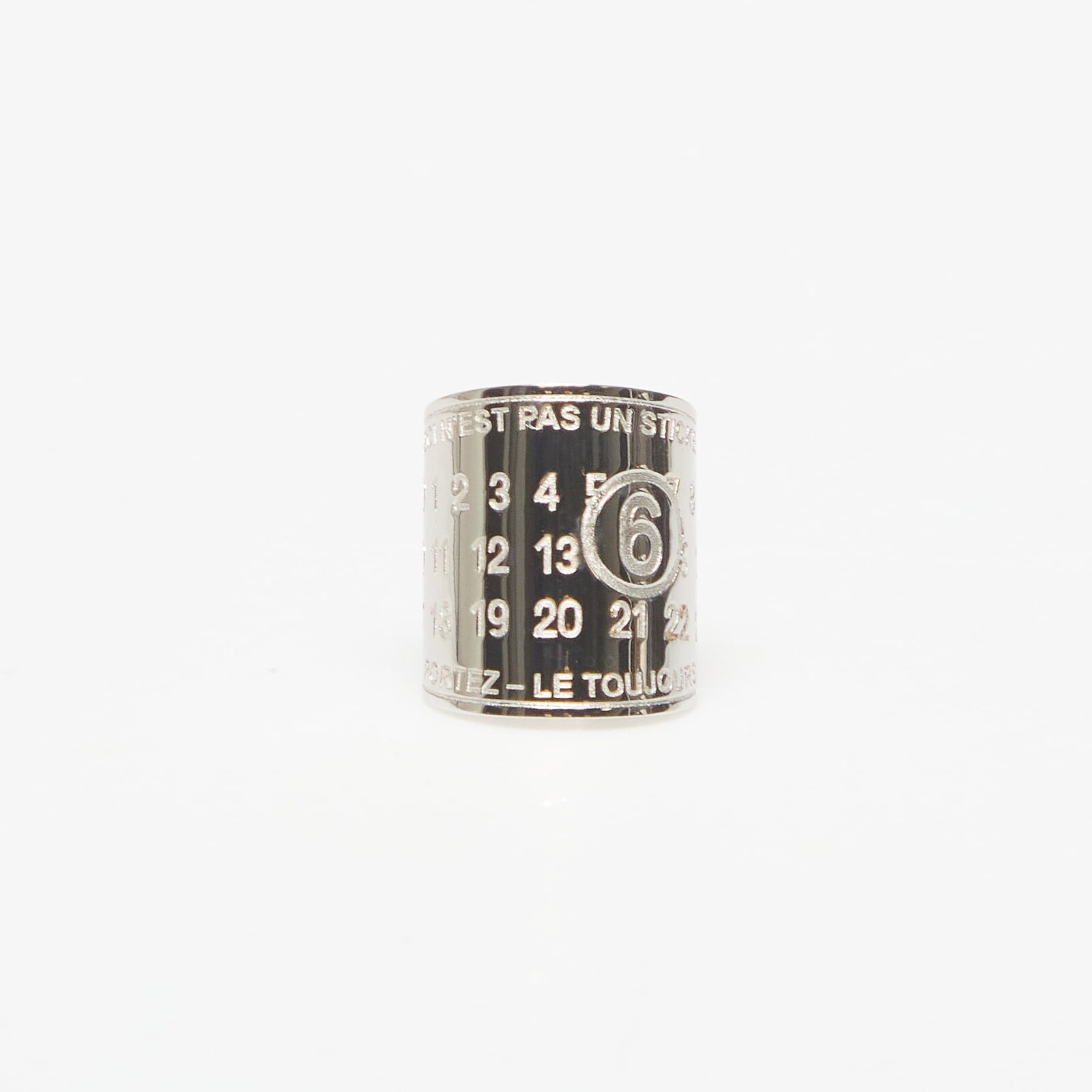 Prsteň MM6 Ring Palladio Polished L