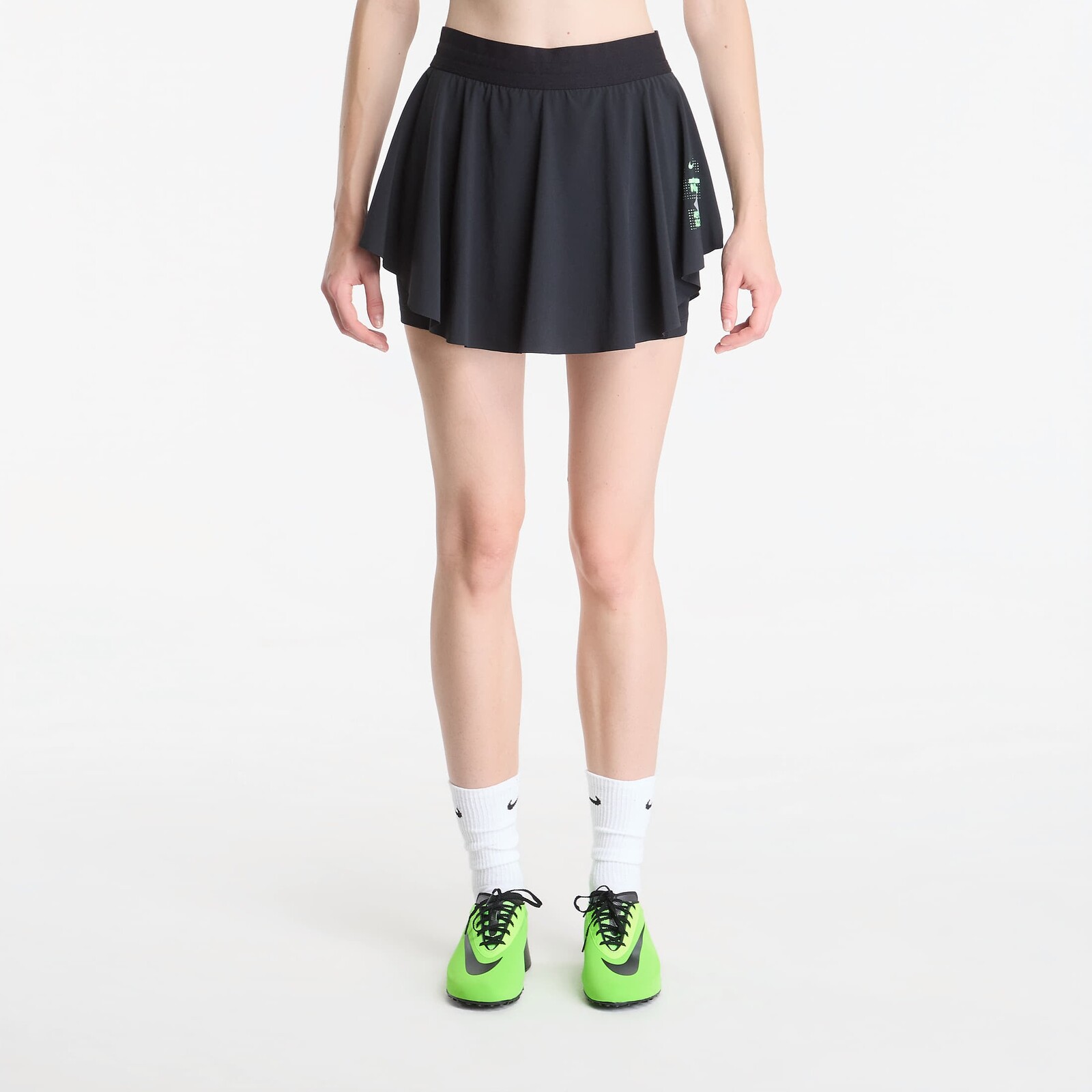Sukňa Nike Swift Women's Dri-FIT Running Skort Black/ Black/ Reflective Silv M