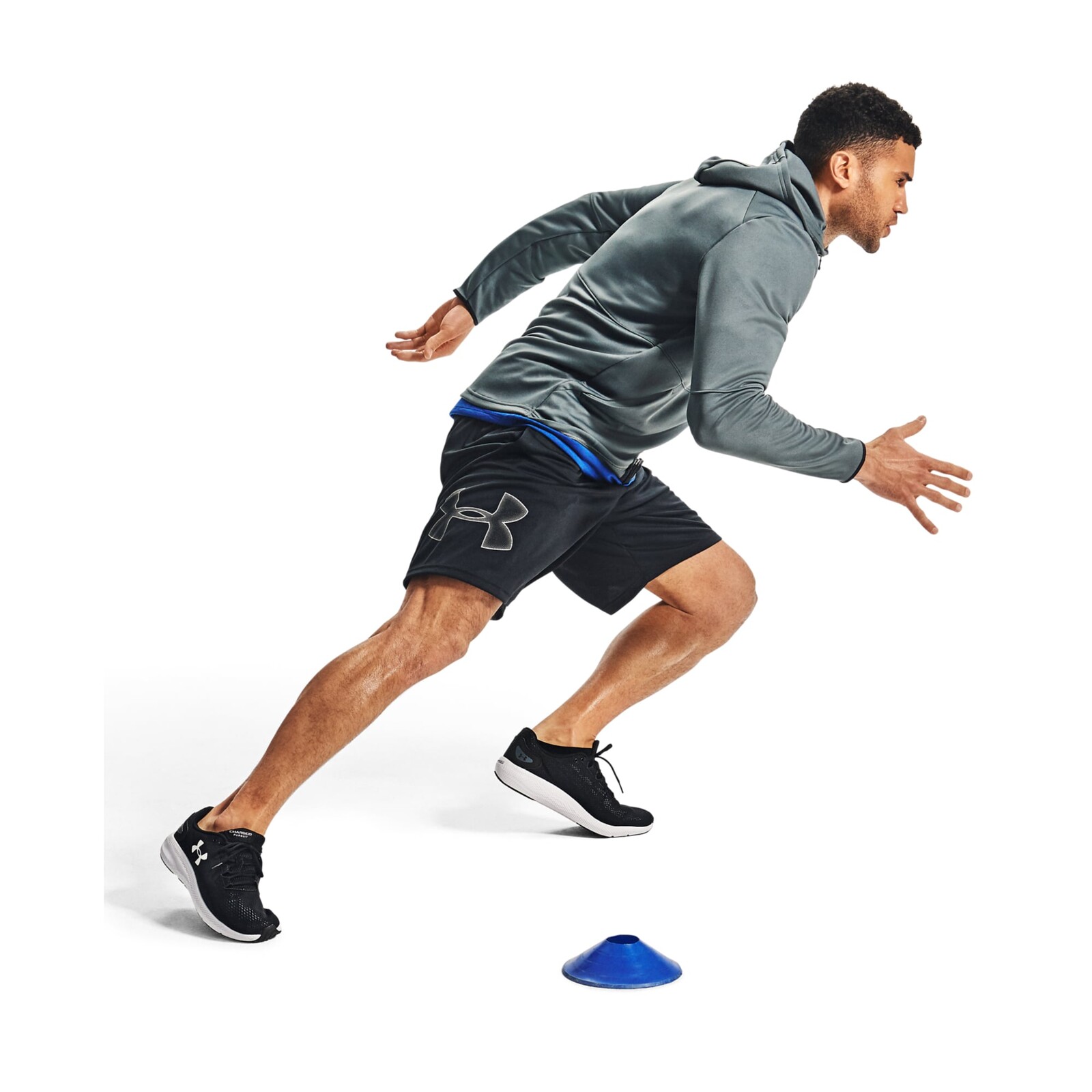 Šortky Under Armour Tech Graphic Short Black/ Graphite XXL