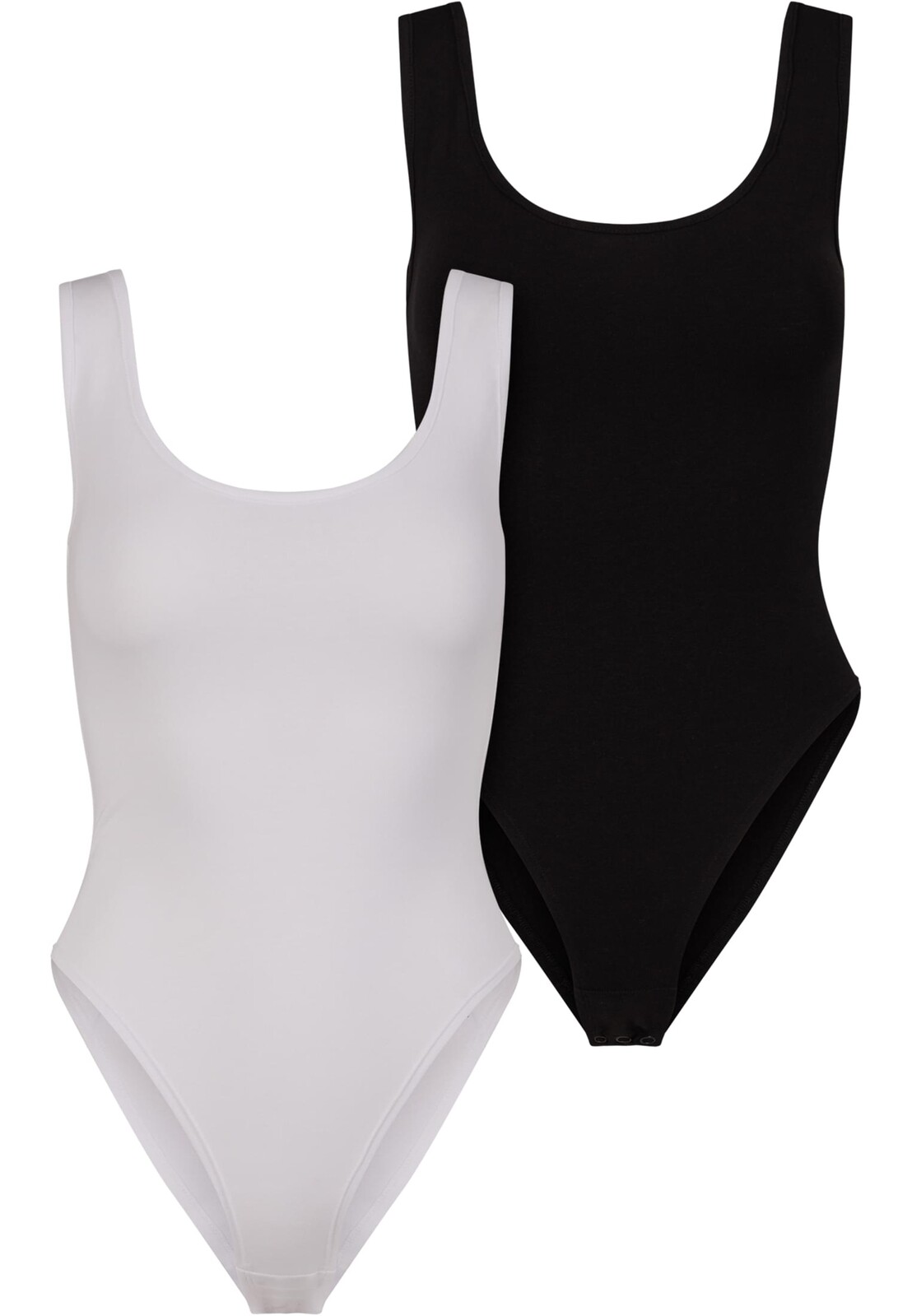 Women's Bodysuit Organic Tank Body 2-pack white, black