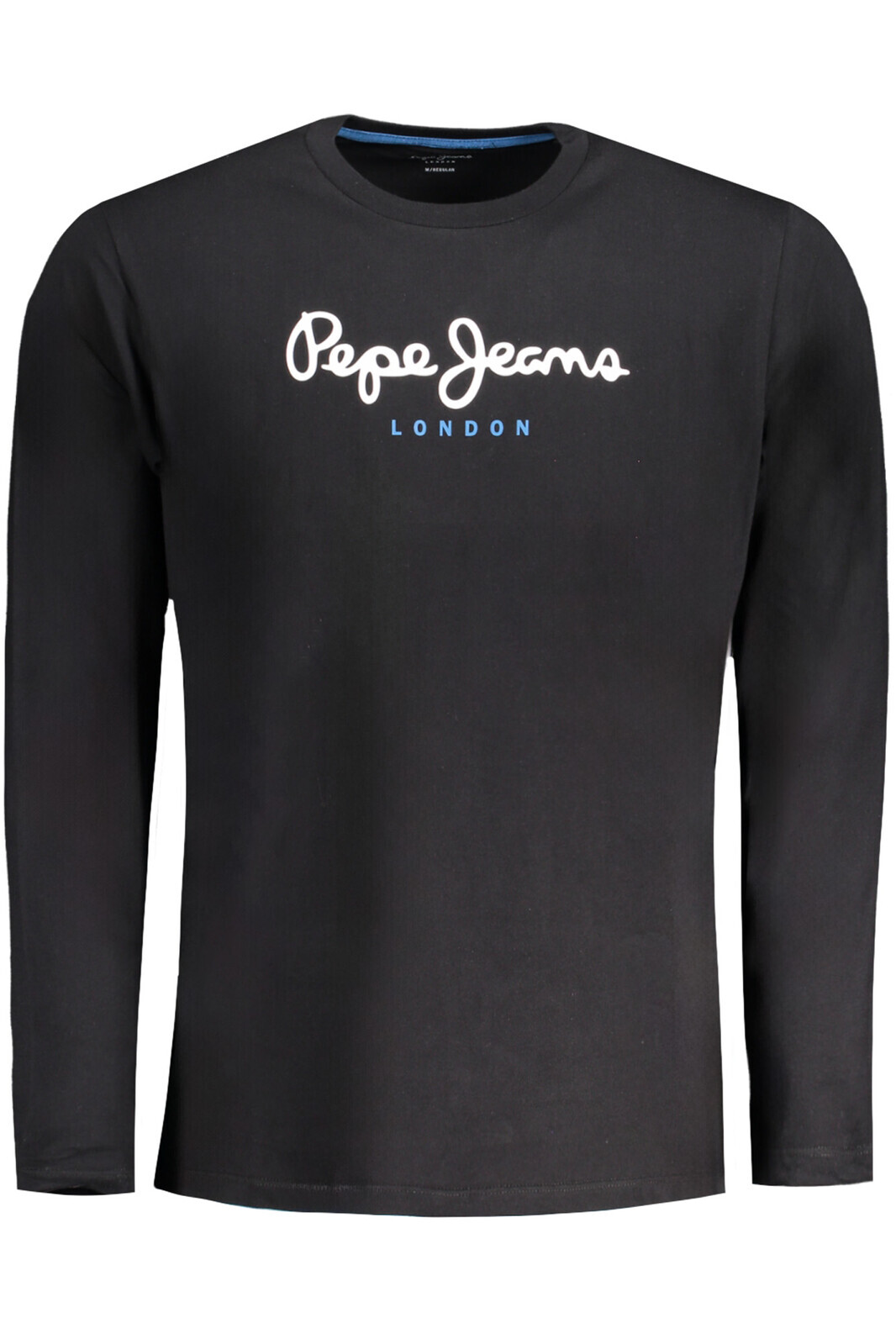 Čierne tričko s dlhým rukávom Pepe Jeans