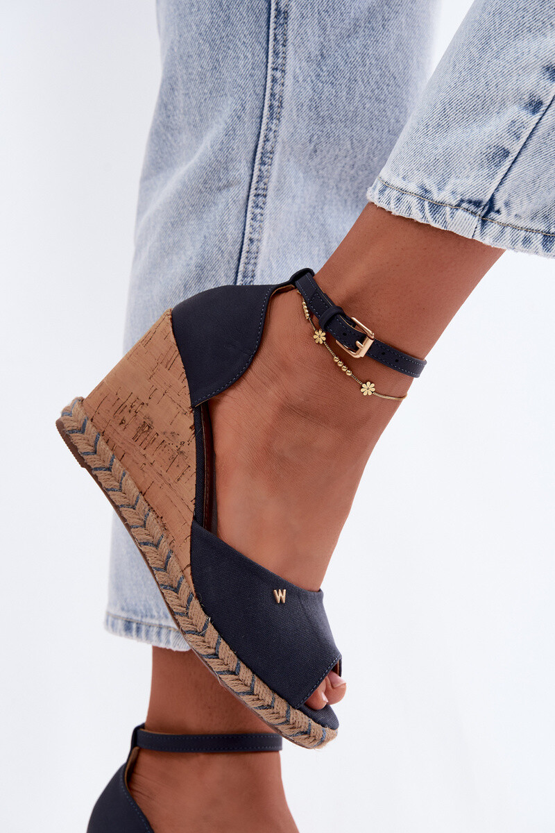 Dámske Sandále na Klinovom Podpätku Wrangler