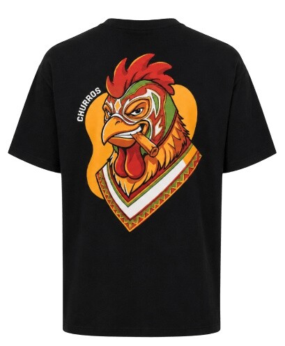 Biotechusa unisex oversized tričko (churros)