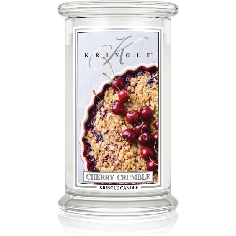 Kringle Candle Classic Cherry Crumble vonná sviečka 623 g