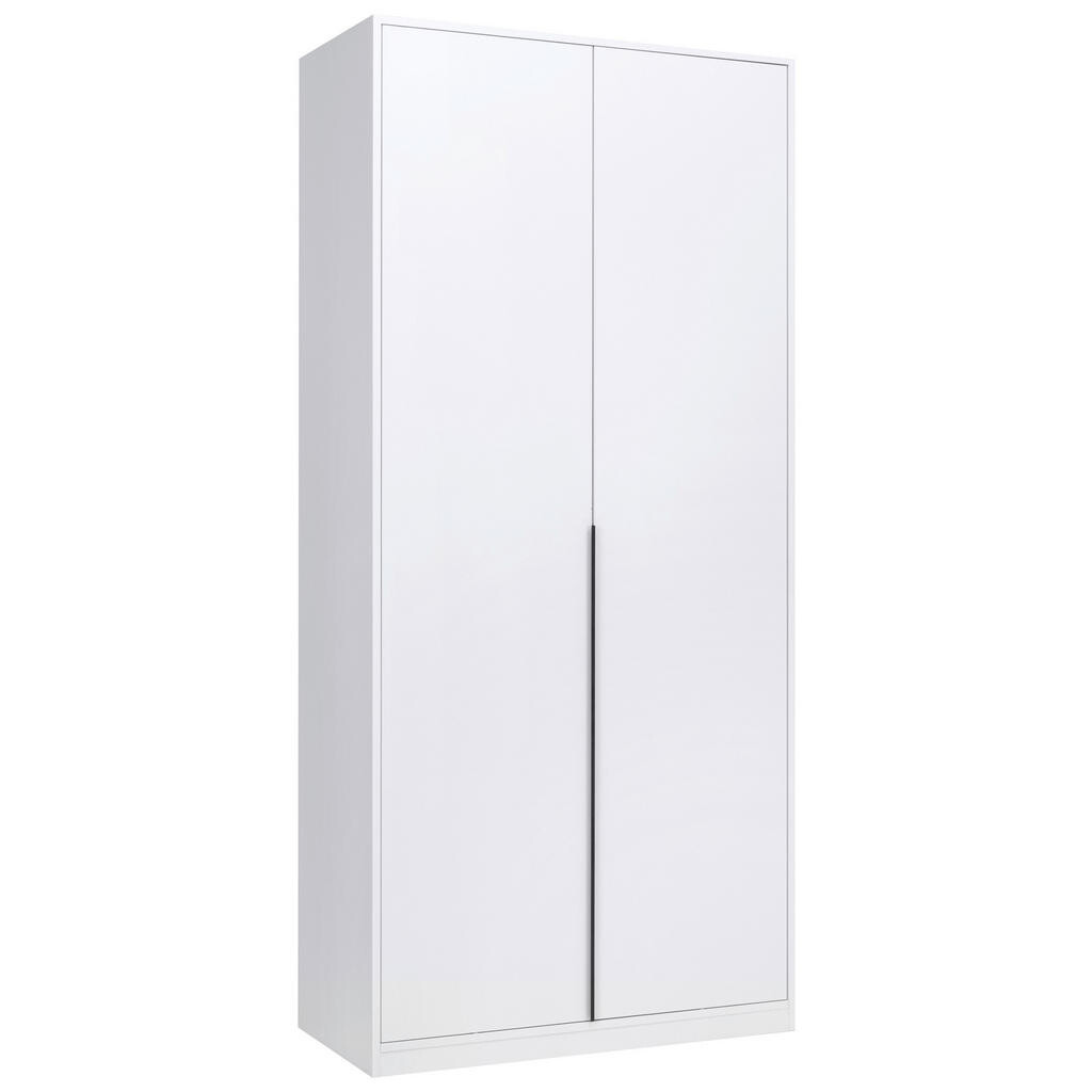 P & B SKRIŇA S OTOČNÝMI DVERAMI, biela, 93/211/53 cm