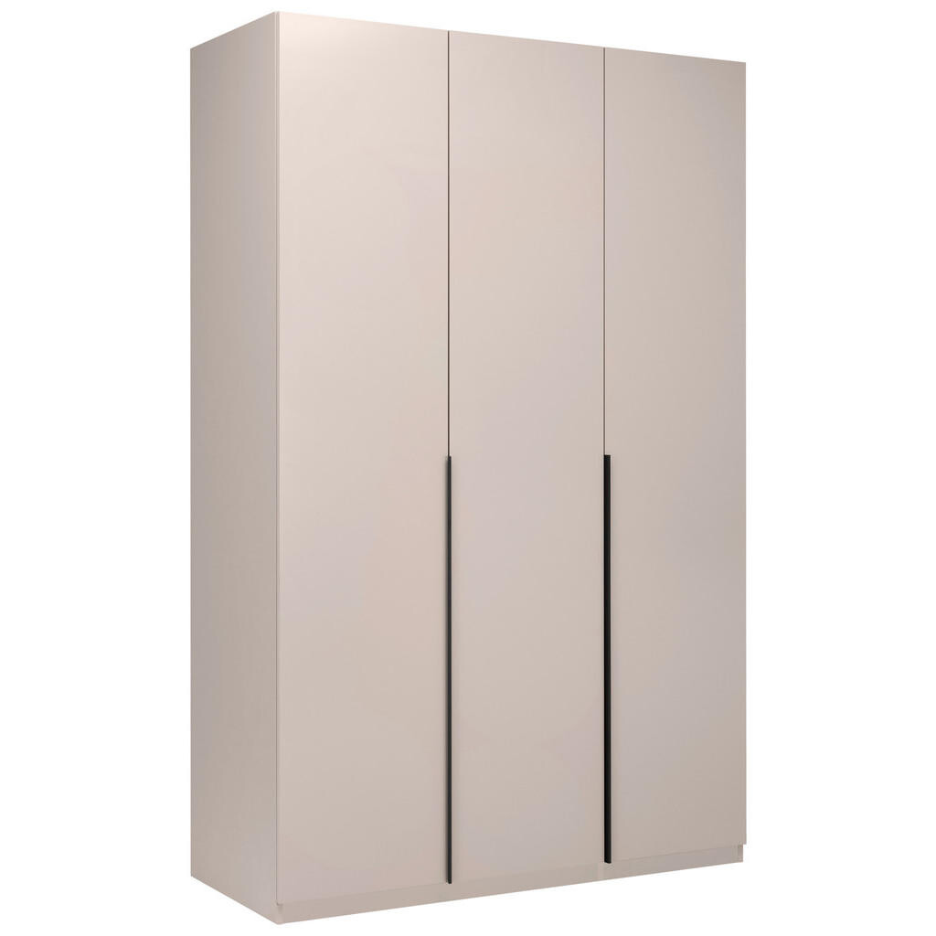 P & B SKRIŇA S OTOČNÝMI DVERAMI, kašmírová, 134/211/55 cm
