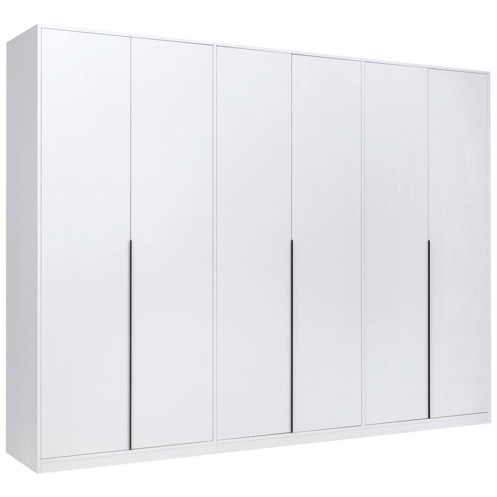 P & B SKRIŇA S OTOČNÝMI DVERAMI, biela, 276/211/53 cm