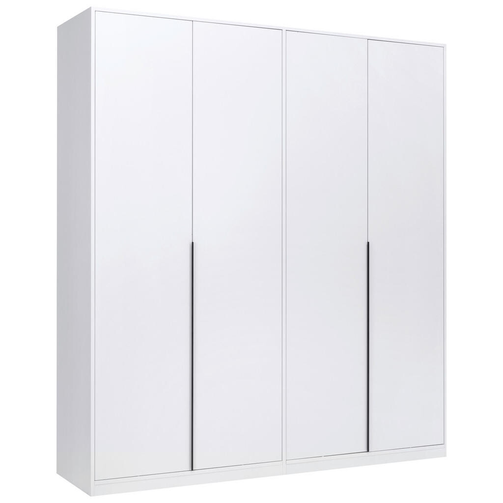 P & B SKRIŇA S OTOČNÝMI DVERAMI, biela, 185/211/53 cm