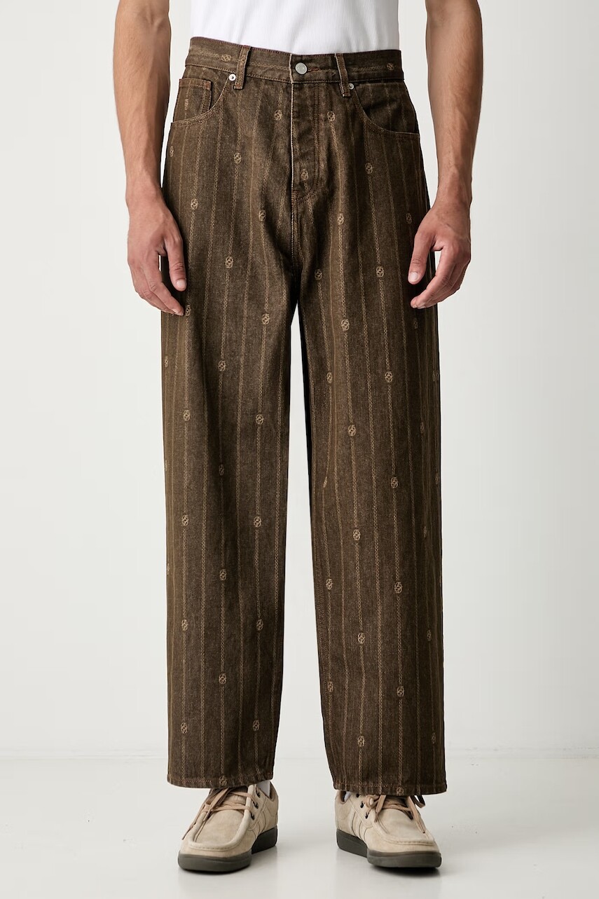 Drôle de Monsieur rifle relaxed fit pánske Monogram