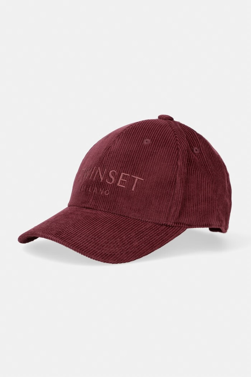 Twinset čiapka so šiltom dámska menčestrová