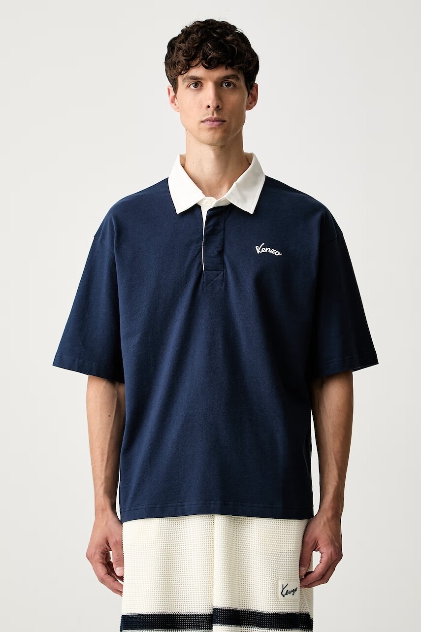 Kenzo úpletové polo tričko pánske bavlnené