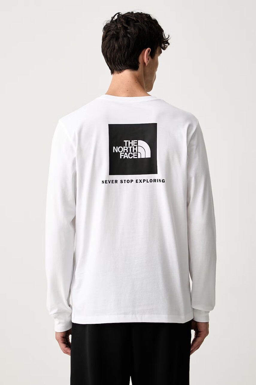 The North Face tričko s dlhým rukávom s bavlnou EVOLUTION