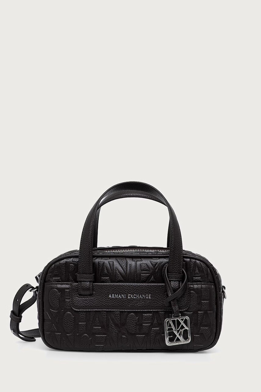 Armani Exchange kabelka typu baguette dámska z imitácie kože