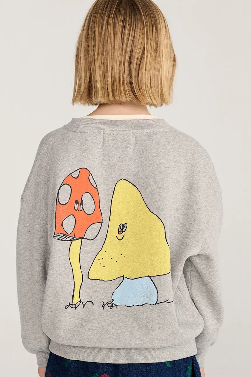Bobo Choses oversize mikina detská bavlnená Mush Monster