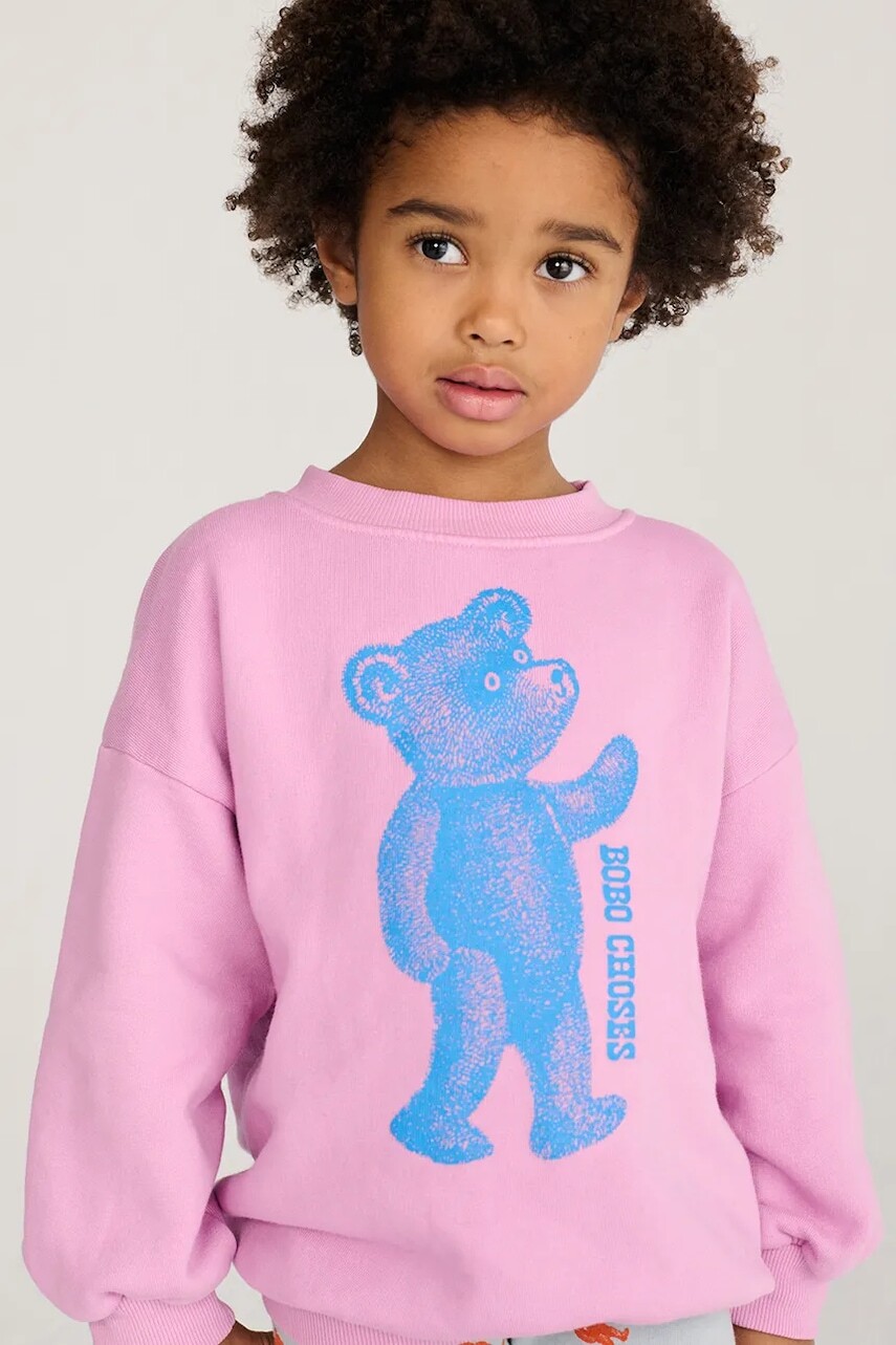 Bobo Choses oversize mikina detská s bavlnou Softpaw Monster