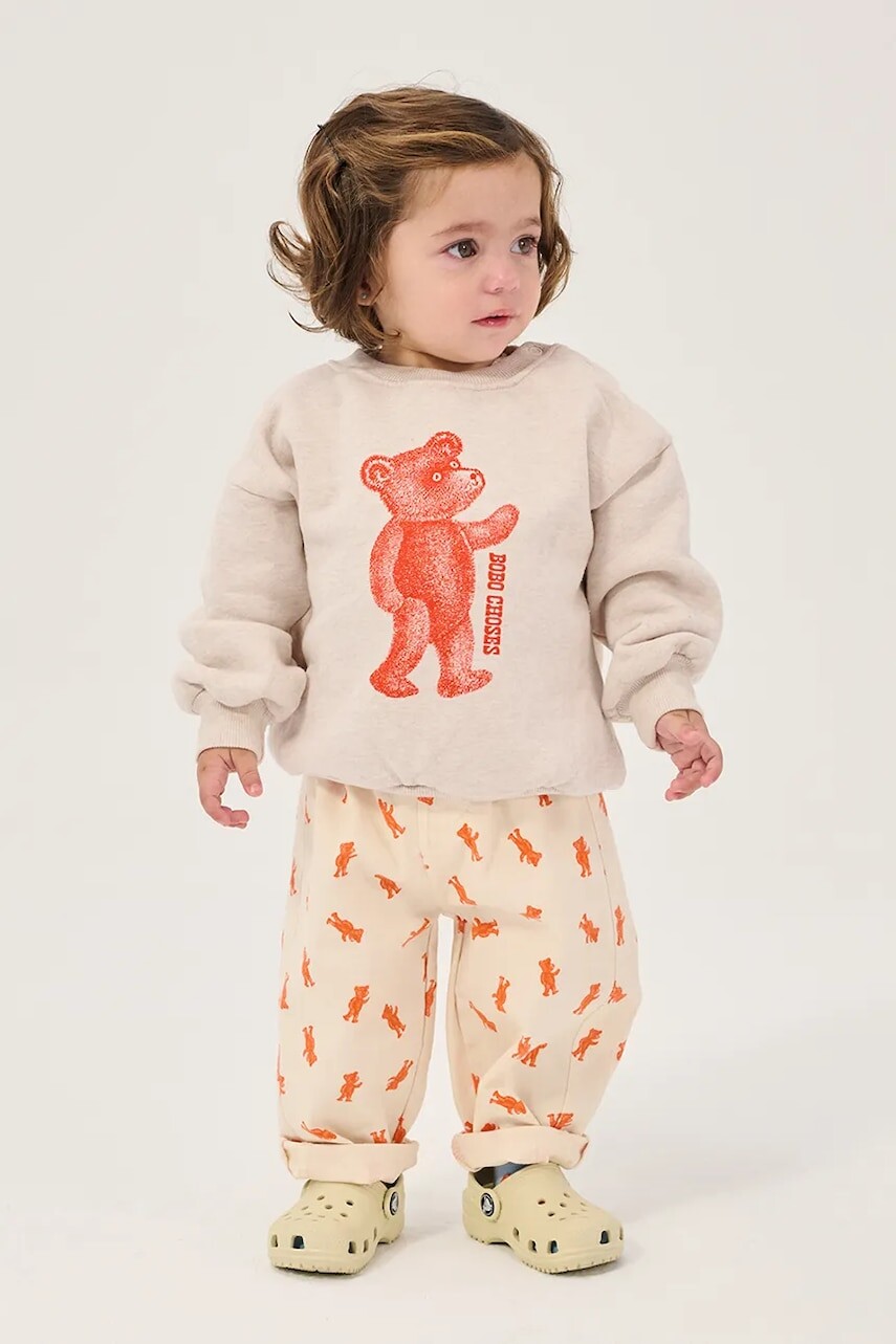 Bobo Choses oversize mikina detská bavlnená Softpaw Monster