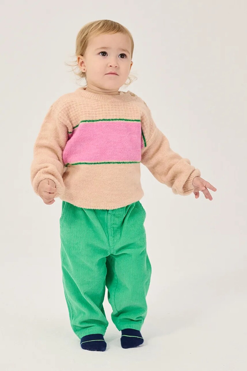 Bobo Choses nohavice dojčenské bavlnené Mush Monster