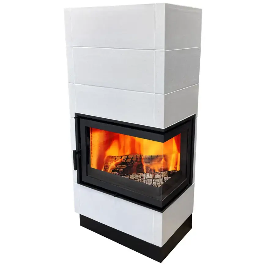 Pec oceľovo-kachľová Erfurt pravý perlwhite 10 kW