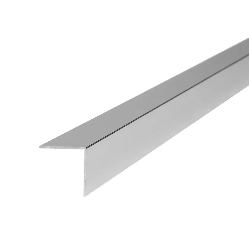 Profil uholníkový hliník elektro strieborný 20x20x1mm 1m
