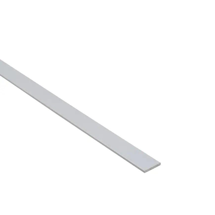 Profil plochý hliník strieborný 15x2mm 1m