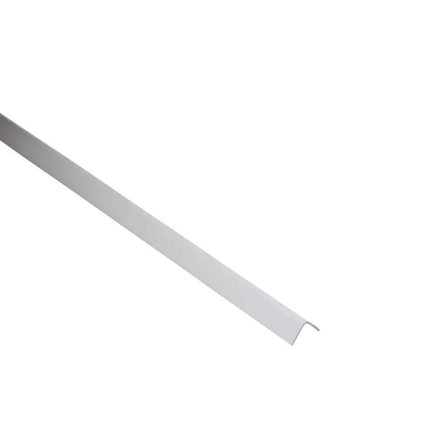 Profil uholníkový PCV biely 10x10x1.1mm 1m