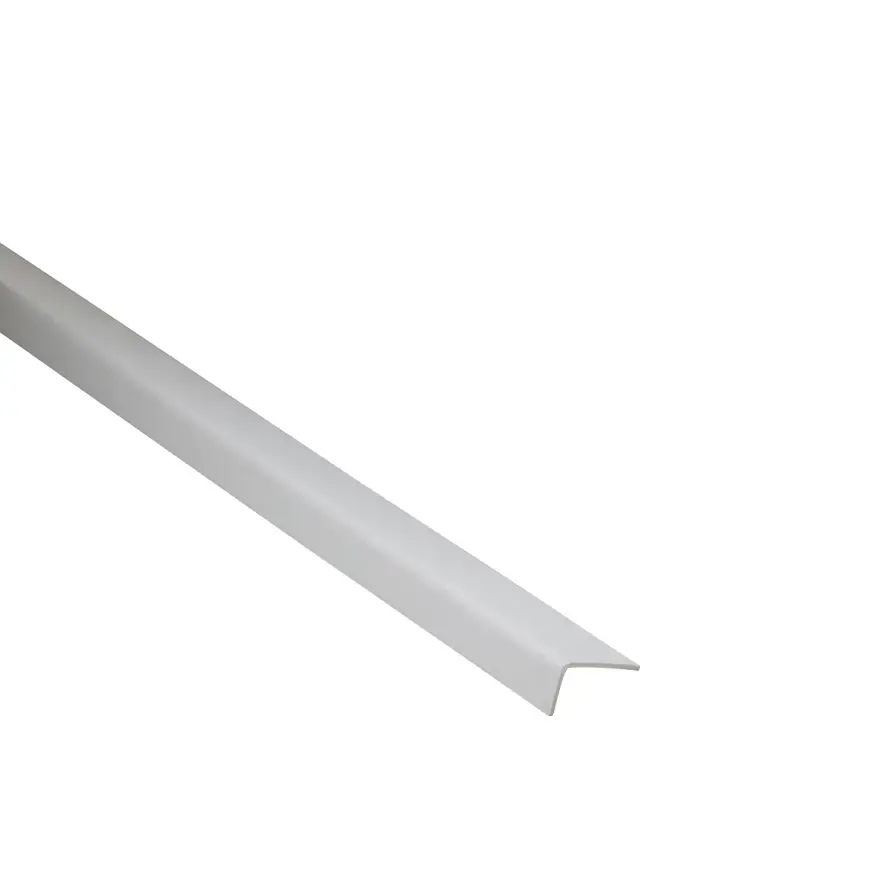 Profil uholníkový PCV biely 20x10x1.1mm 1m