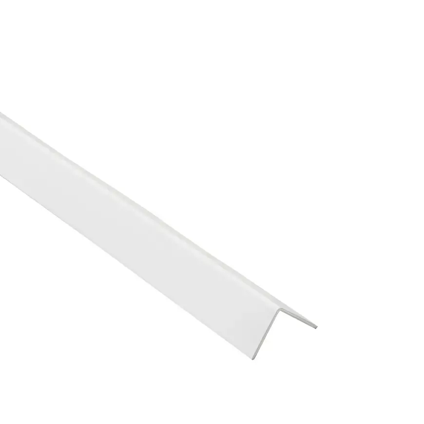 Profil uholníkový PCV biely 25x20x1.1mm 2.75m