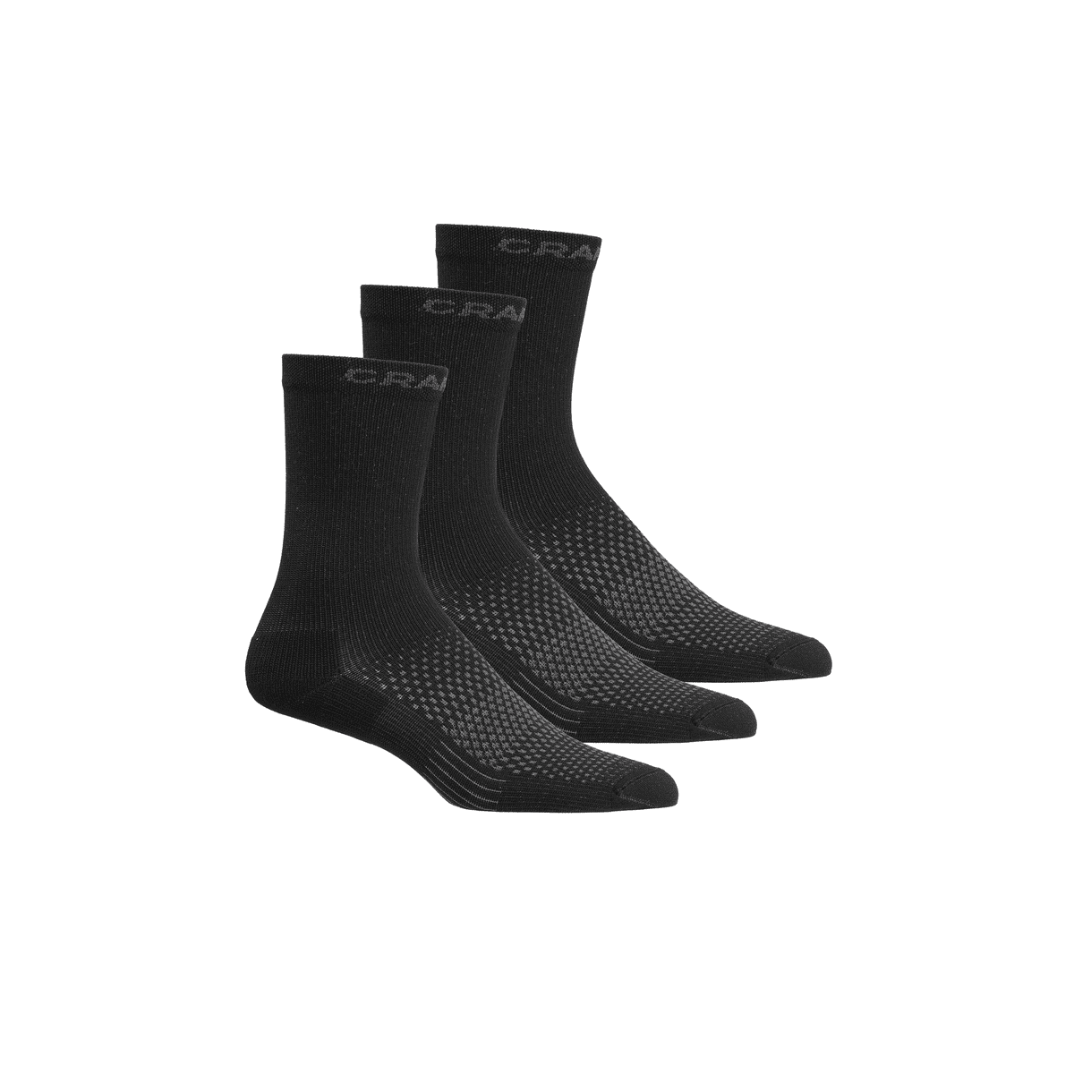 CRAFT Active High Sock 3-pack čierna Veľkosť: 37-39 7318574174892