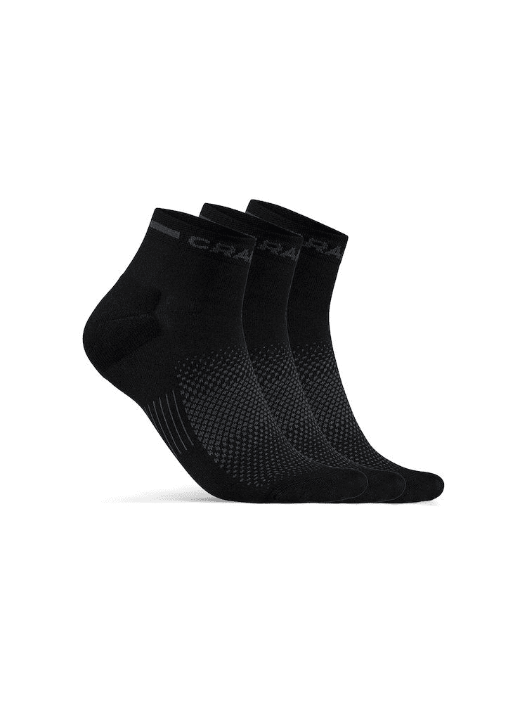 CRAFT Active Mid Sock 3-pack čierna Veľkosť: 37-39 7318573513173