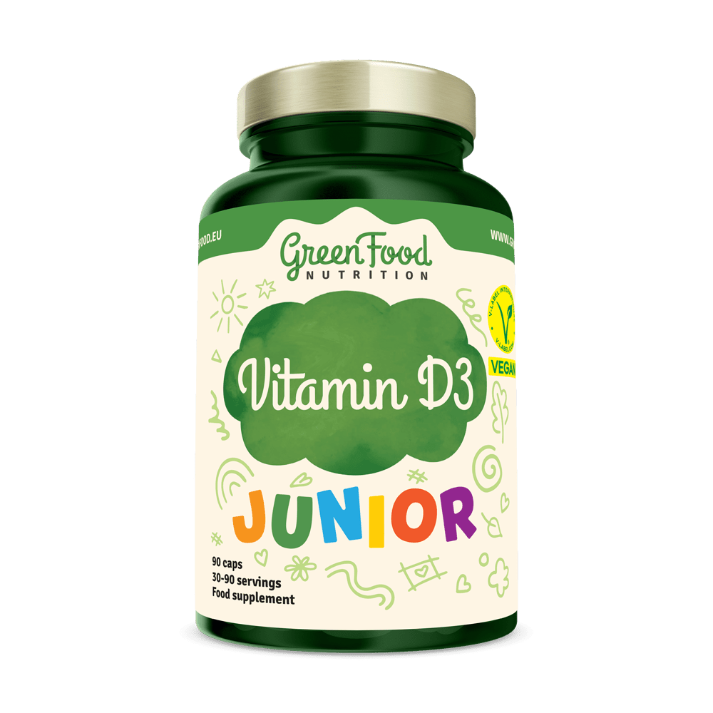 GREENFOOD NUTRITION Junior Vitamin D3 90 kapsúl