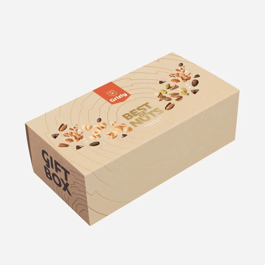 GRIZLY Darčekový box Best of Nuts 480 g