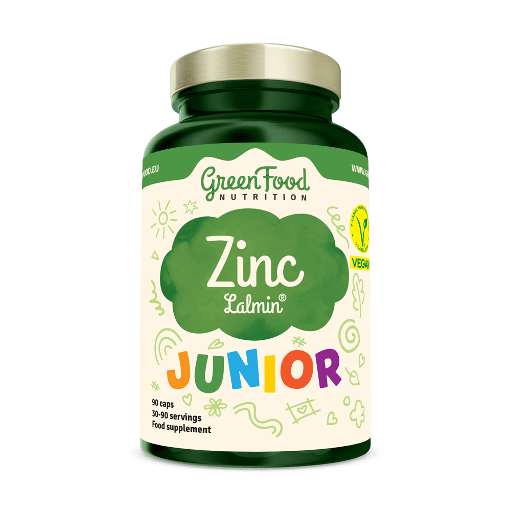 GREENFOOD NUTRITION Junior Zinc Lalmin® 90 kapsúl