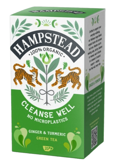HAMPSTEAD TEA BIO Zelený čaj pro očistu a rovnováhu 20 ks