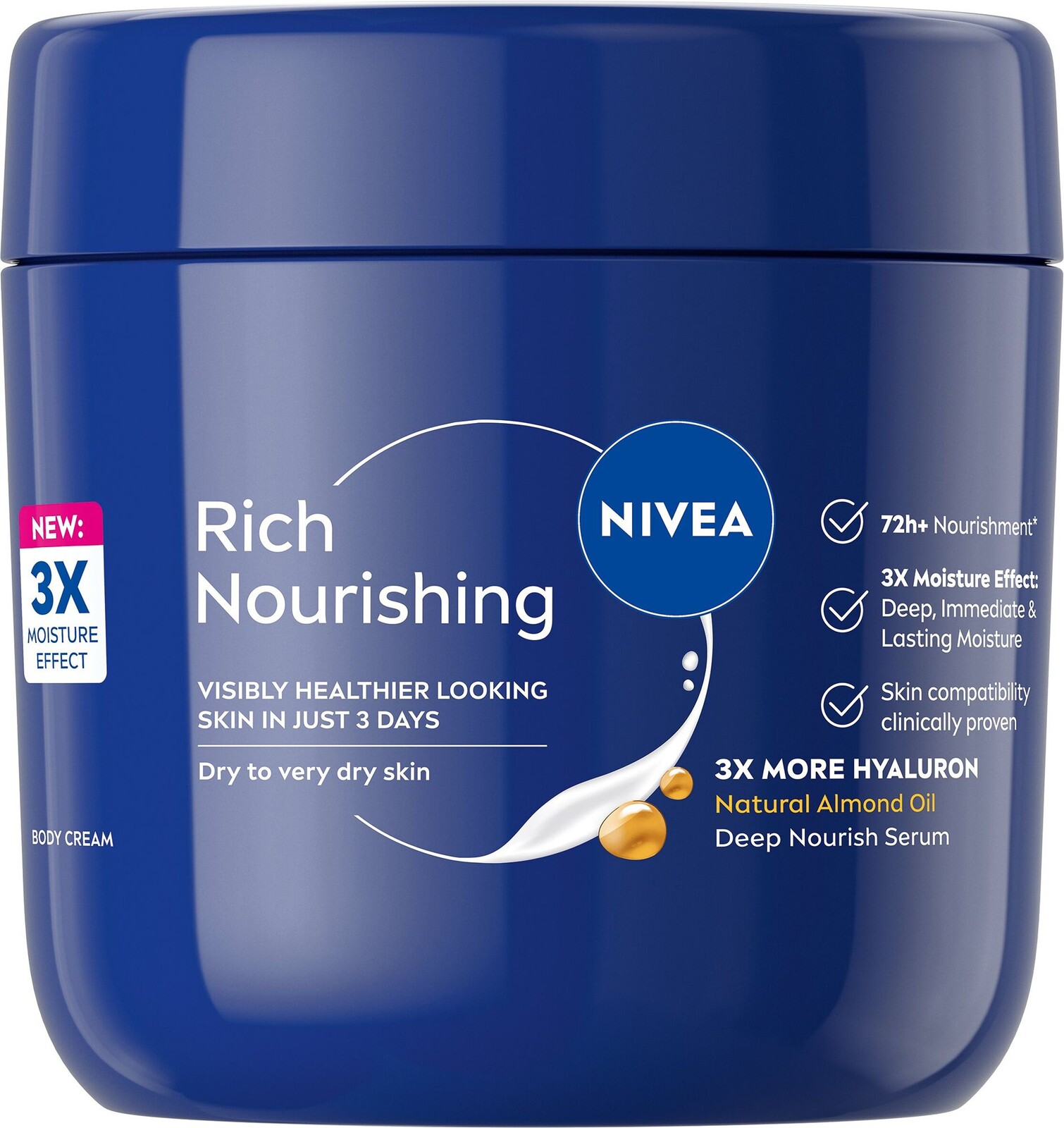 Nivea Telový krém Rich Nourishing 400 ml