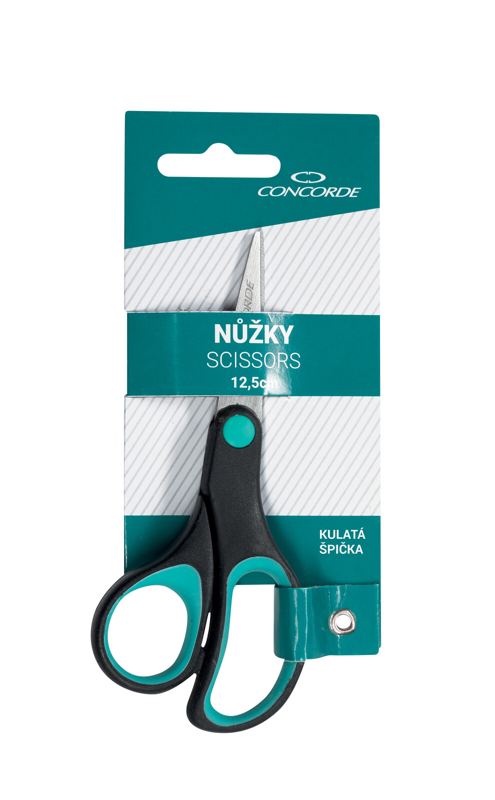 Nožnice školské 12,5 cm – guľaté