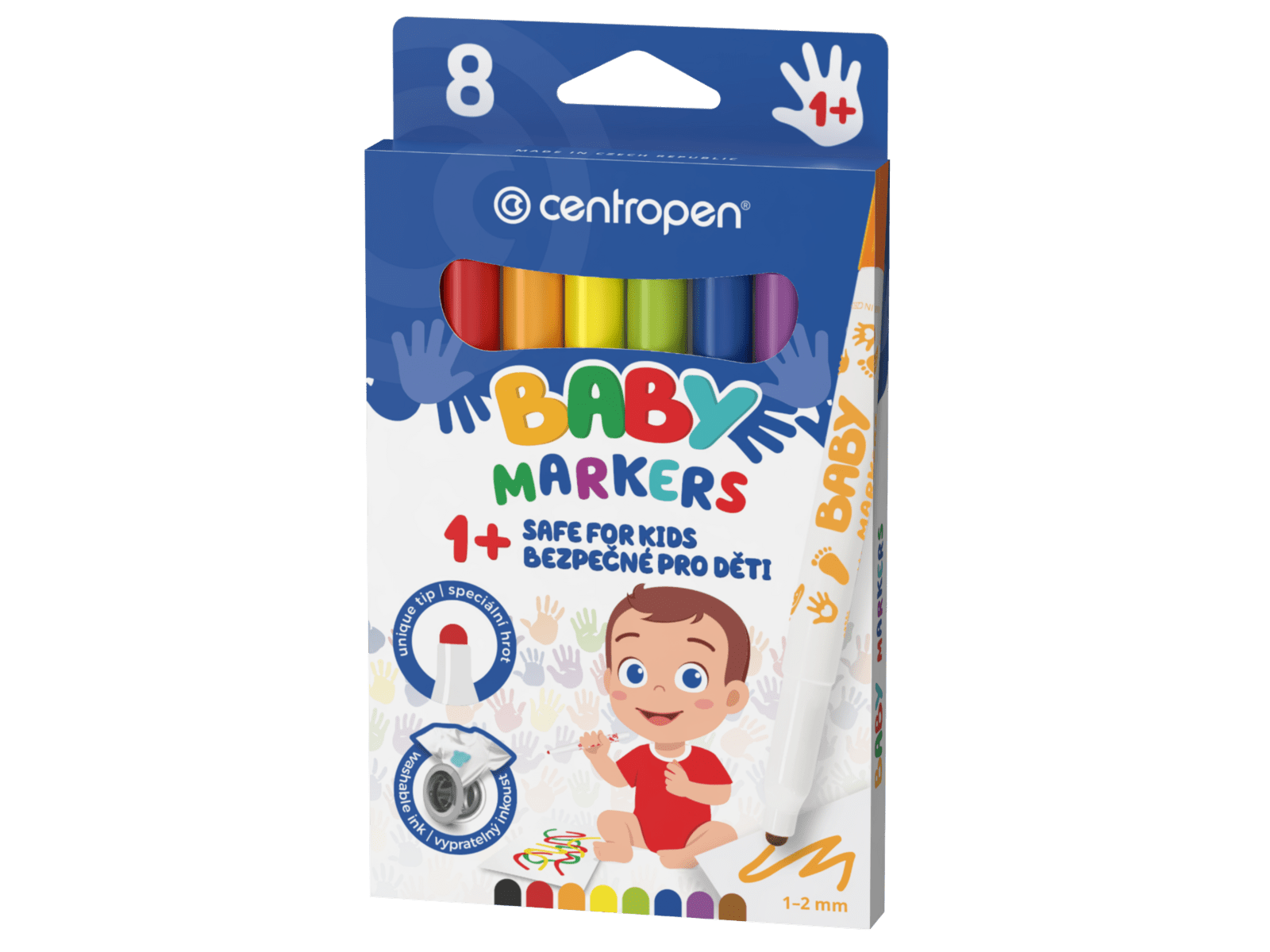 Fixky Baby markers 8 farieb