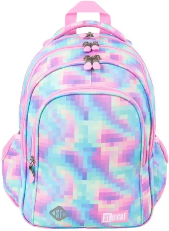Školská taška dievčenská - Pastel Pixels